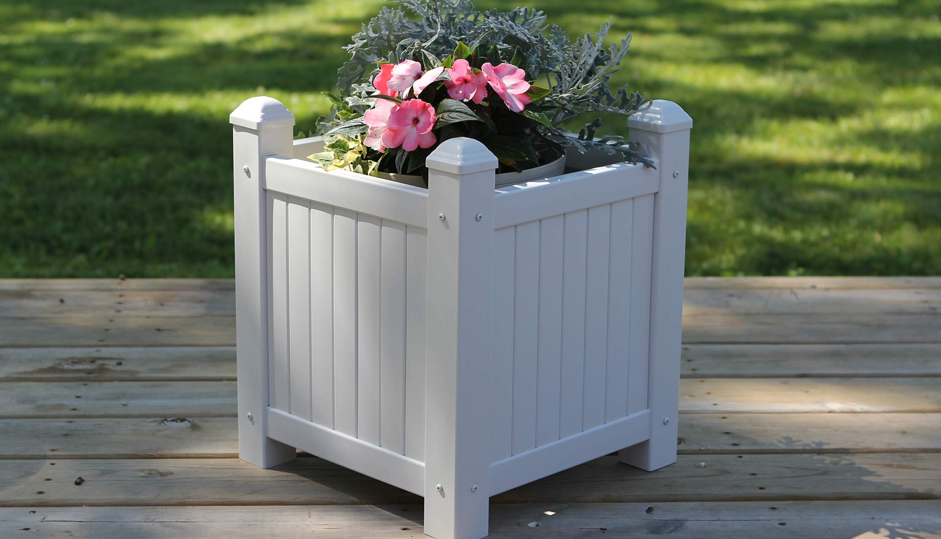 Small Slat Planter